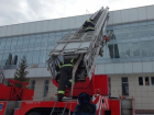 В Курске на территории госцирка прошли пожарные учения