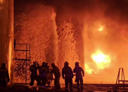 Открытое горение на нефтебазе в Курском районе ликвидировали вечером 15 февраля