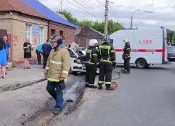 Два малолетних ребенка пострадали в лобовом ДТП в центре Курска