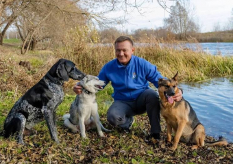 Роман Старовойт рассказал о судьбе своих трех курских собак