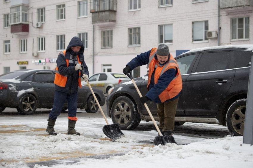 В Курске вместо снегоплавильной машины выделили 4 участка для складирования снега