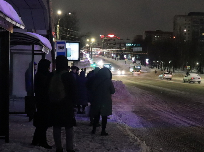 В Курске циклон «Ваня» парализовал работу общественного транспорта