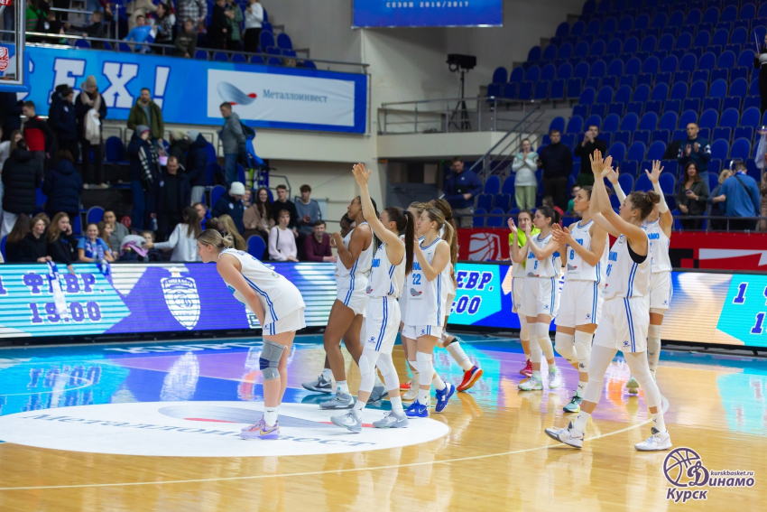 Курские баскетболистки «Динамо» дома разгромили соперниц из «Нефтяник-Титан»