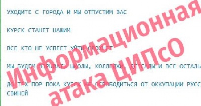 В Курской области спецслужбы ВСУ атаковали школьные чаты