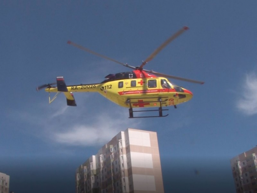 В Курской области с начала года вертолет санавиации вылетал 45 раз